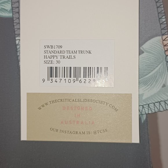 Critical Slide Society Men's Beach Shorts- Standard Team Trunk - Happy Trails - Picture 3 of 4